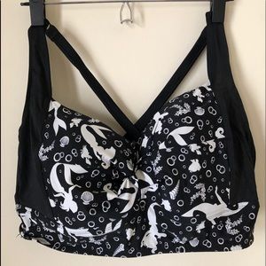 Torrid Disney Little Mermaid Swimtop